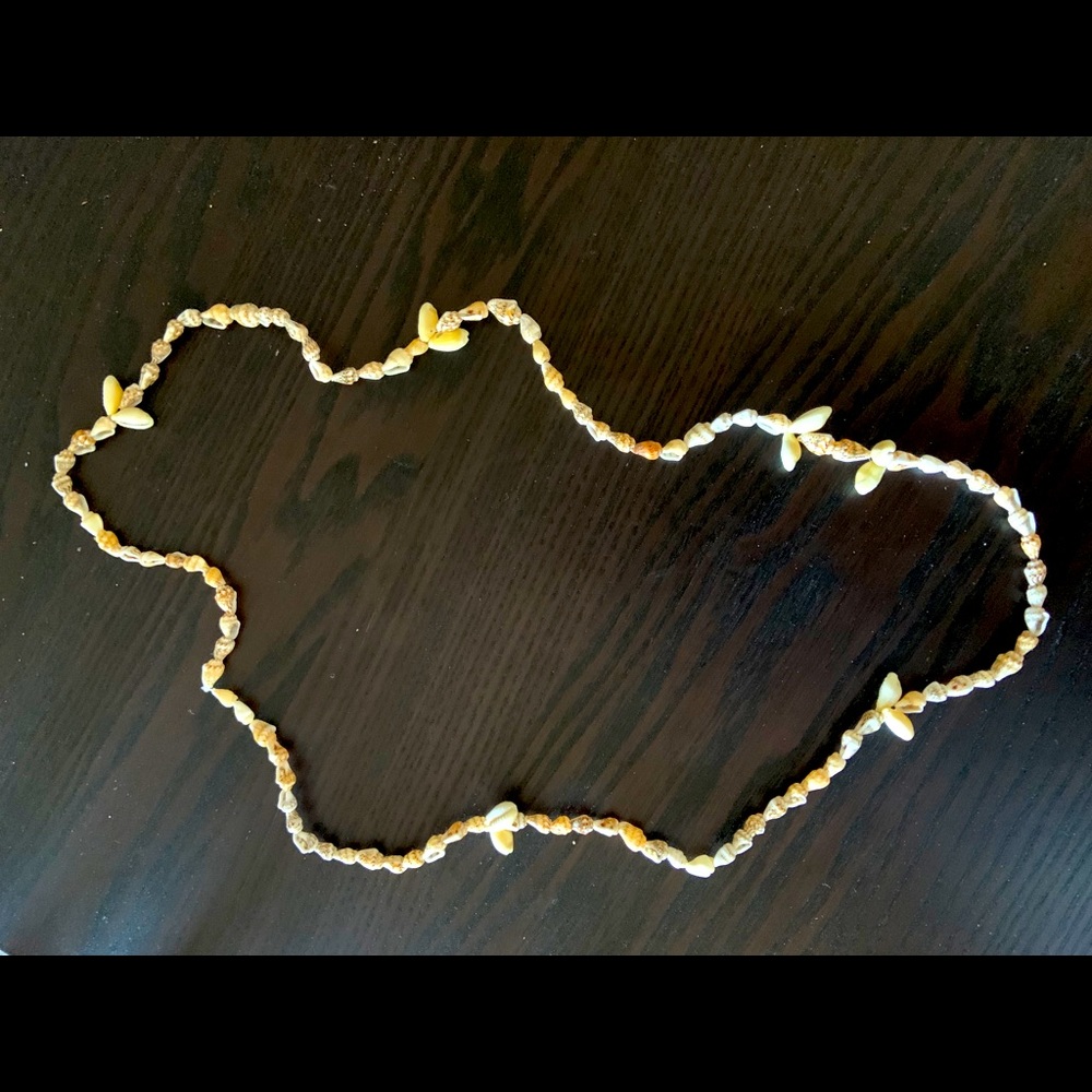 Sea Shell Necklace with approx. 17 inch diameter.